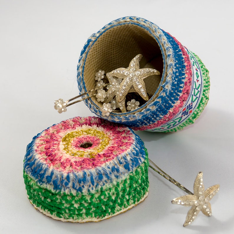 Decorative Jewelry gift box Hair clip accessories storage