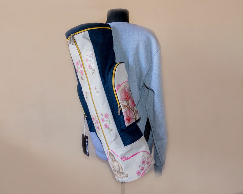 Yoga Mat Bag With Zipper Designer Bag With Pockets Etsy