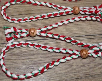 5 pieces martenitsas, handmade martenitsas, martenitsas from Bulgaria, martenitsi, martenitsas for health, 5 martenitsas bracelets