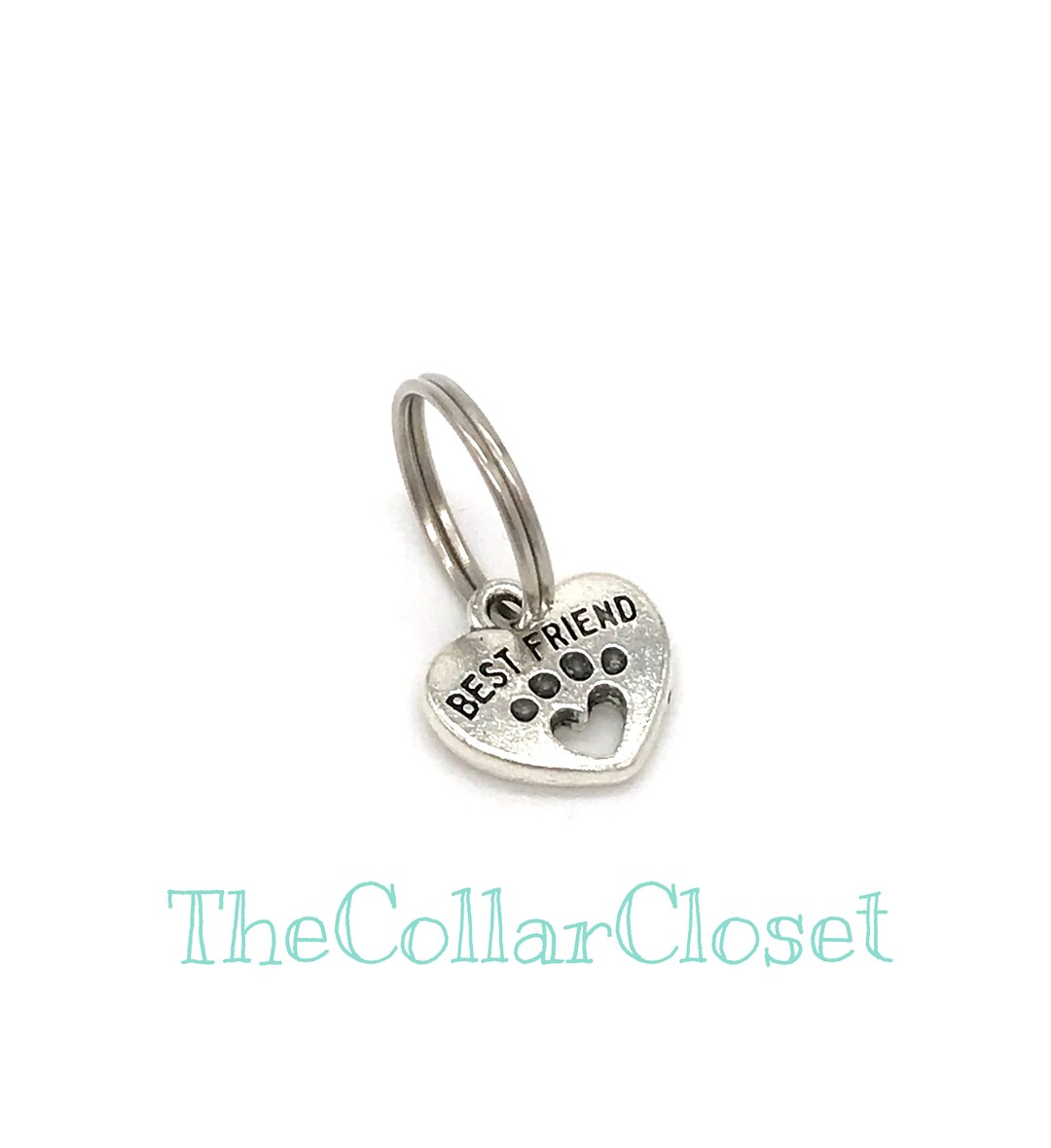 Best Friend Dog Collar Charm Accessory Etsy