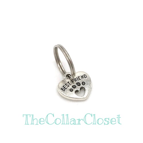 Best Friend Dog Collar Charm Accessory Etsy