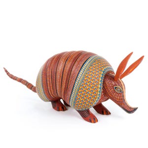 Zapotec Armadillo - Oaxacan Alebrije Wood Carving