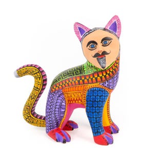 Jaguar Man Nahual Fusion - Oaxacan Alebrije Wood Carving