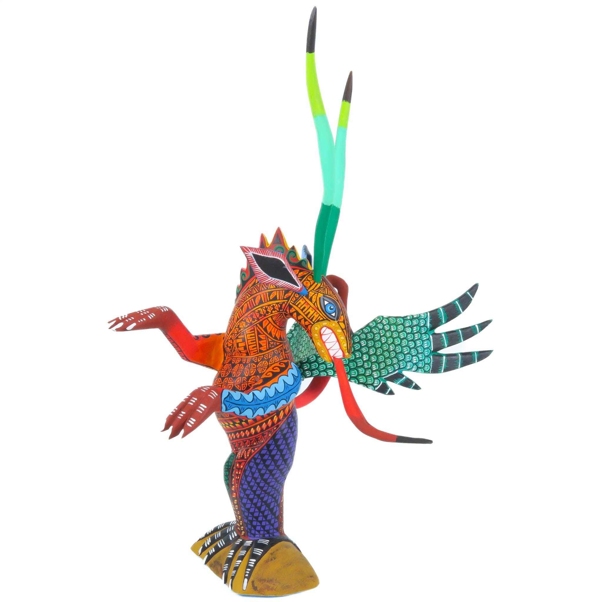 サポテクのドラゴン - オアハカのアレブリヘの木彫り - Etsy 日本