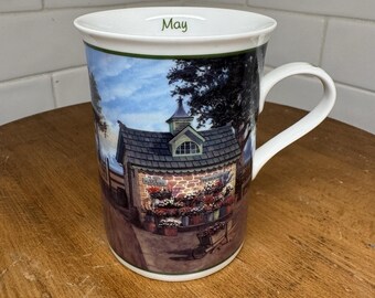 The Danbury Mint John Deere Farm Year MAY mug