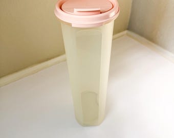 Tupperware 1661 Modular Mate Pasta Spaghetti Keeper PINK Lid & Spaghetti Insert