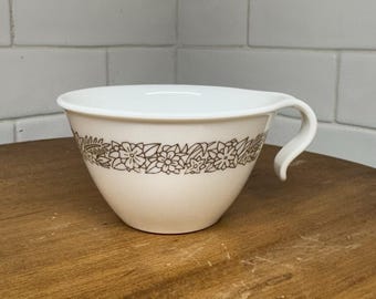Corelle Woodland Brown Hook Handle Coffee/Tea Cups-VINTAGE Corning