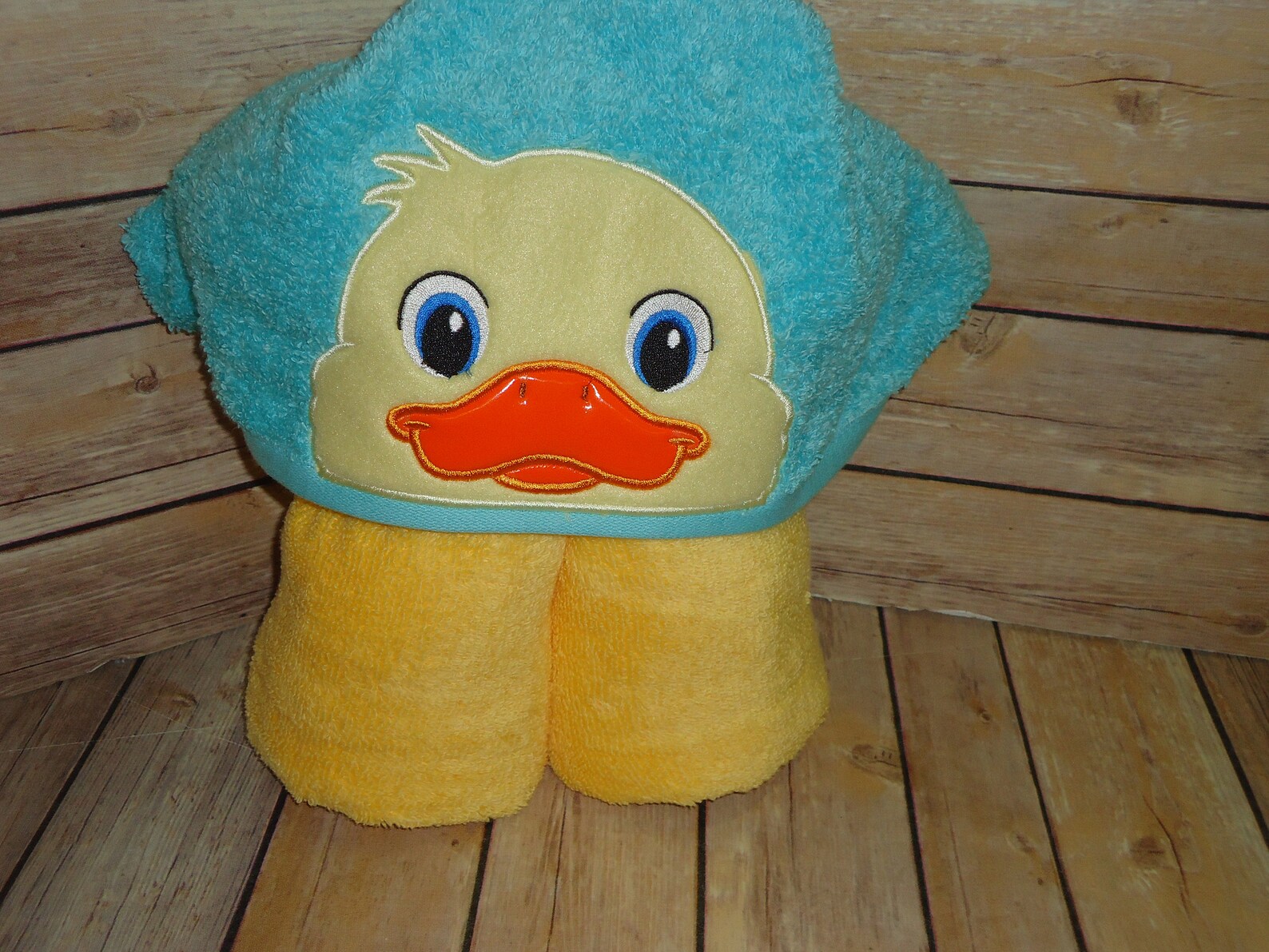 Duck Hooded Towel, Duckling Hooded Towel for Kids OR Adults custom Made