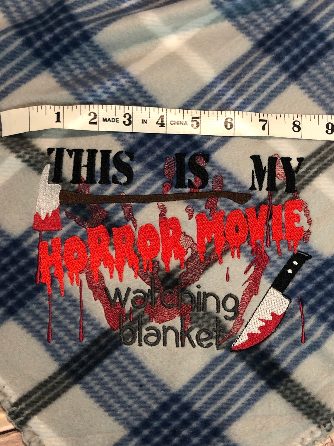 This is My HORROR MOVIE Watching Blanket Ready to Ship Etsy