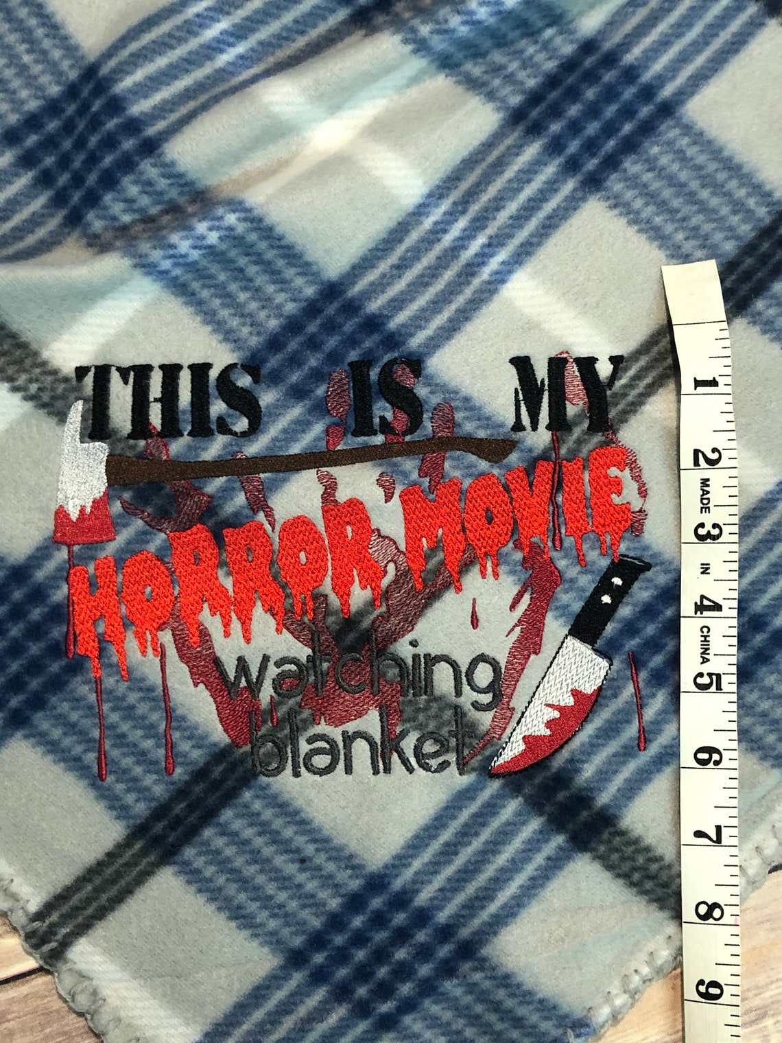 This is My HORROR MOVIE Watching Blanket Ready to Ship Etsy