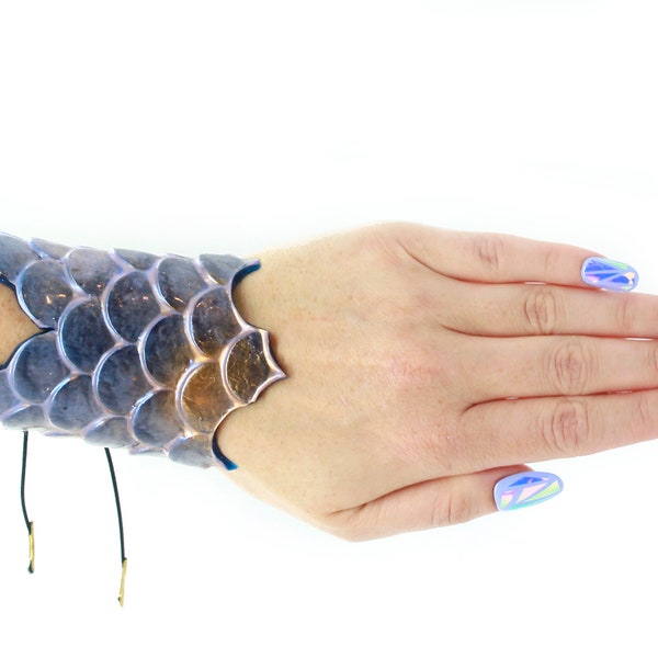 Mermaid Lyfe Style! Silicone mermaid/fish scales bracelet/bracer/Triton/ Merman/Dragon, jewelry, accessory, resistant, gift for he and her