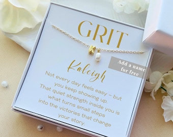 Initiaalketting goudkorrel: inspirerend krachtcadeau