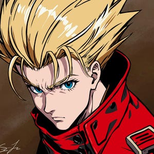 Vash the Stampede Digital Print