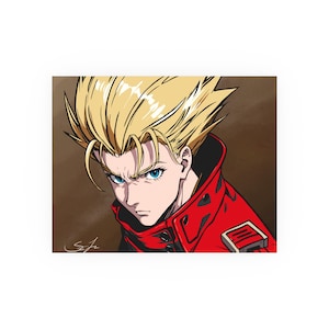 Vash the Stampede Satin and Archival Matte Posters