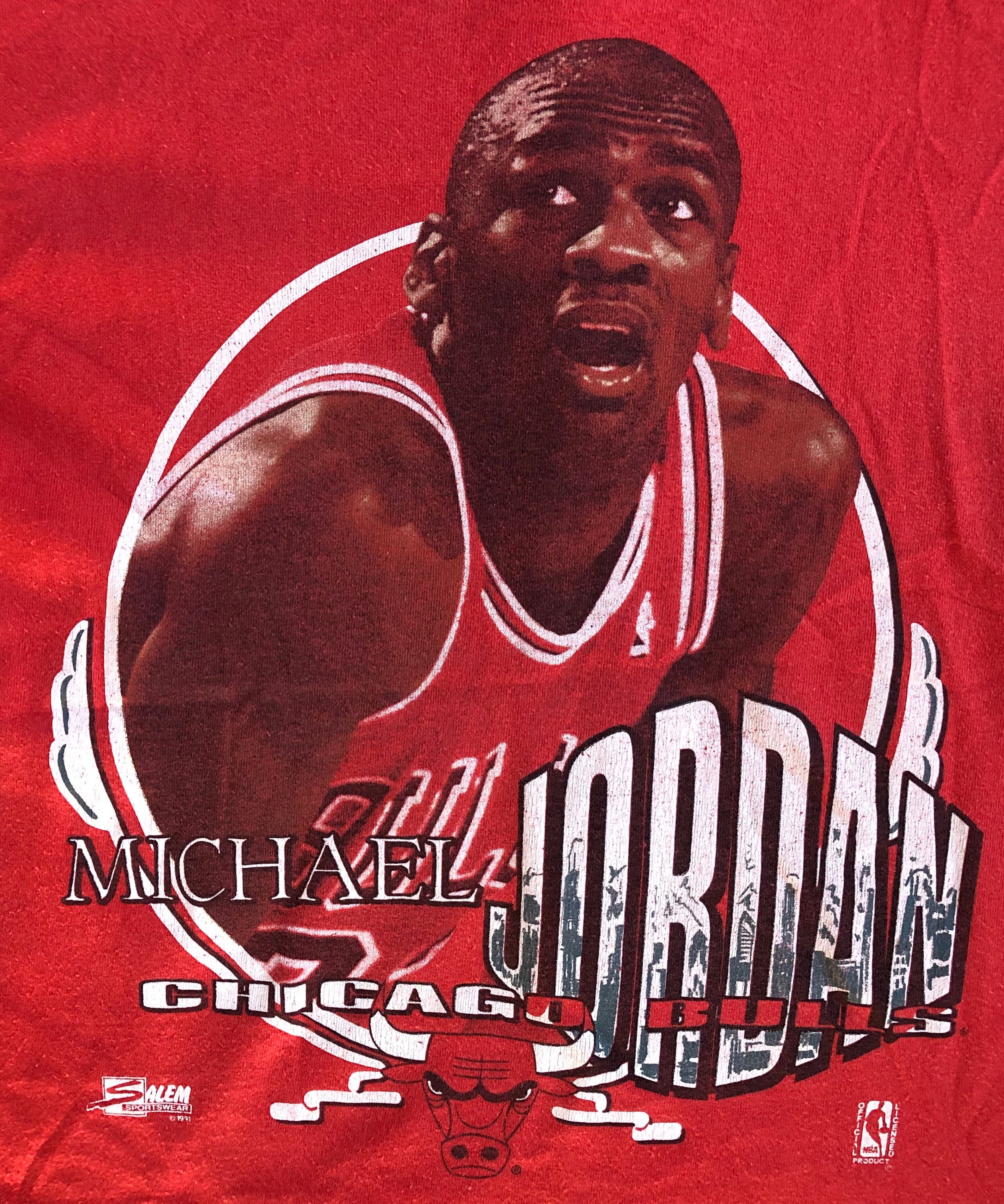 Vintage 1991 Salem Sportswear Michael Jordan Chicago Bulls - Etsy