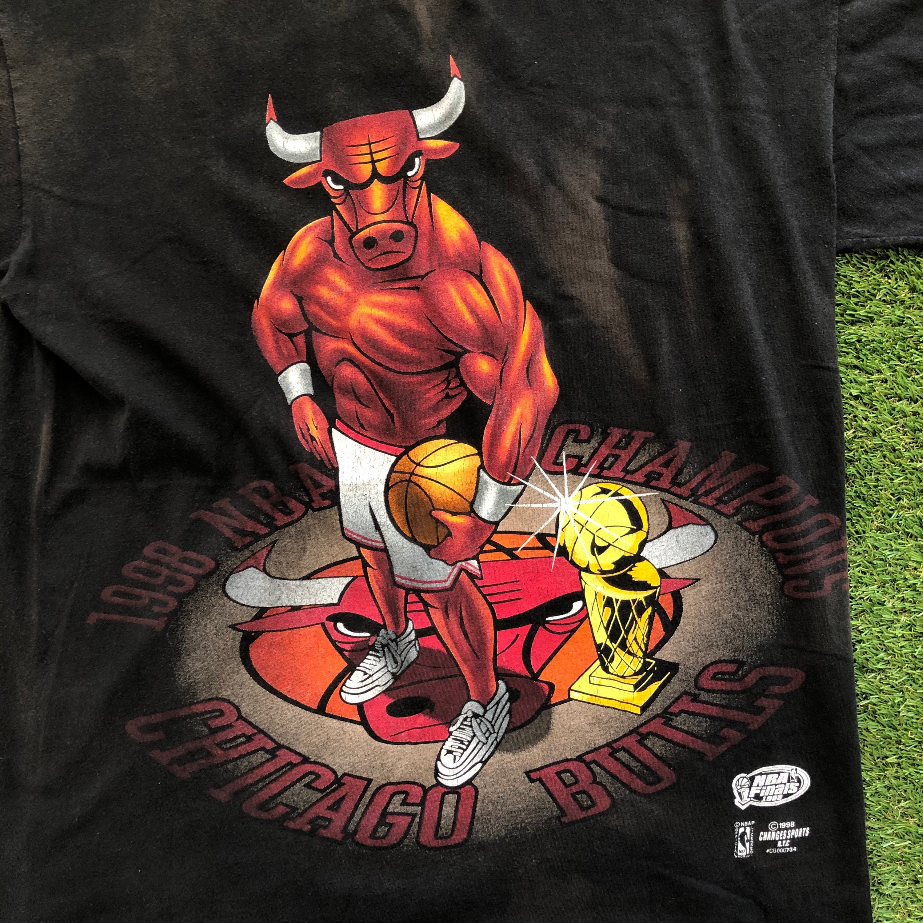 Hypland NBA Chicago Bulls Player Tshirt (Black) 3XL