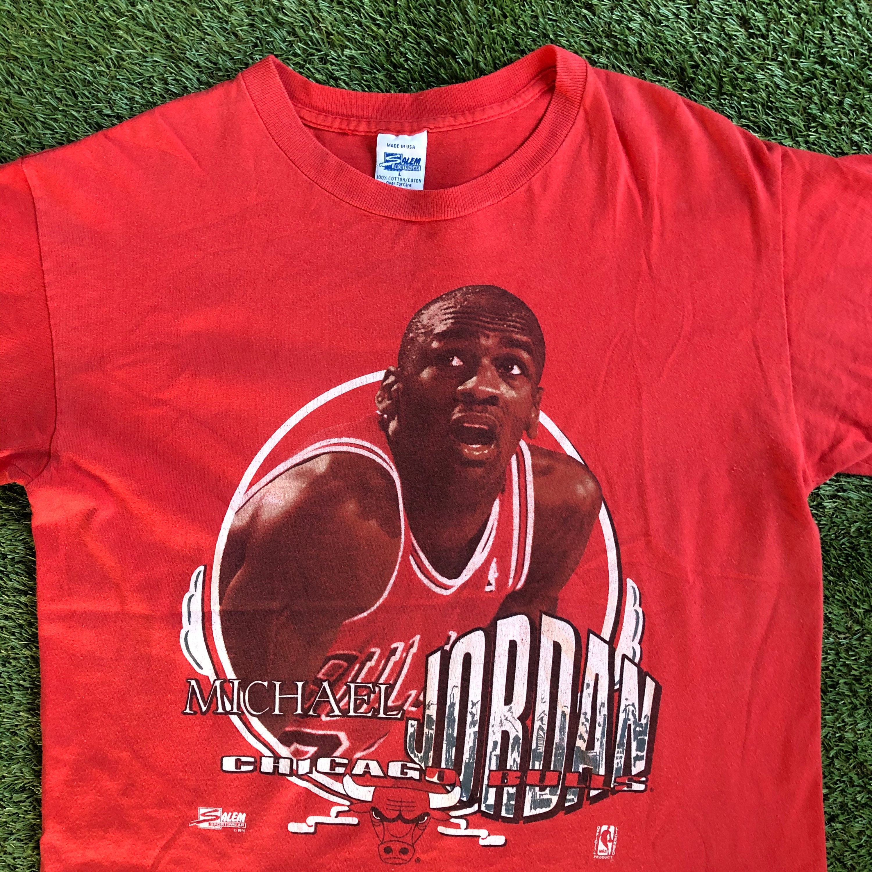 Vintage 1991 Salem Sportswear Michael Jordan Chicago Bulls Unisex