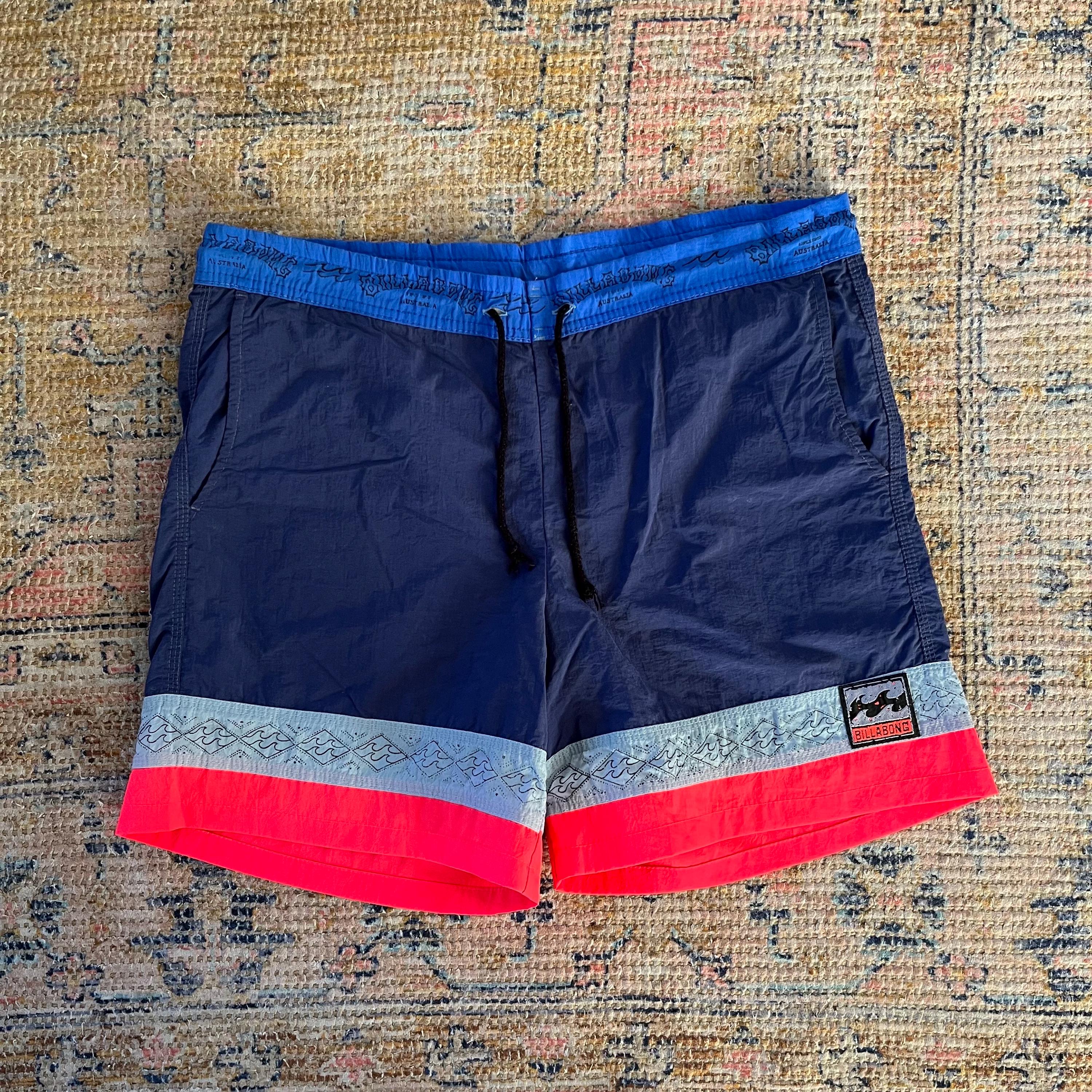 Vintage 1990's Billabong Australia Surf Wear Swimwear Board Shorts