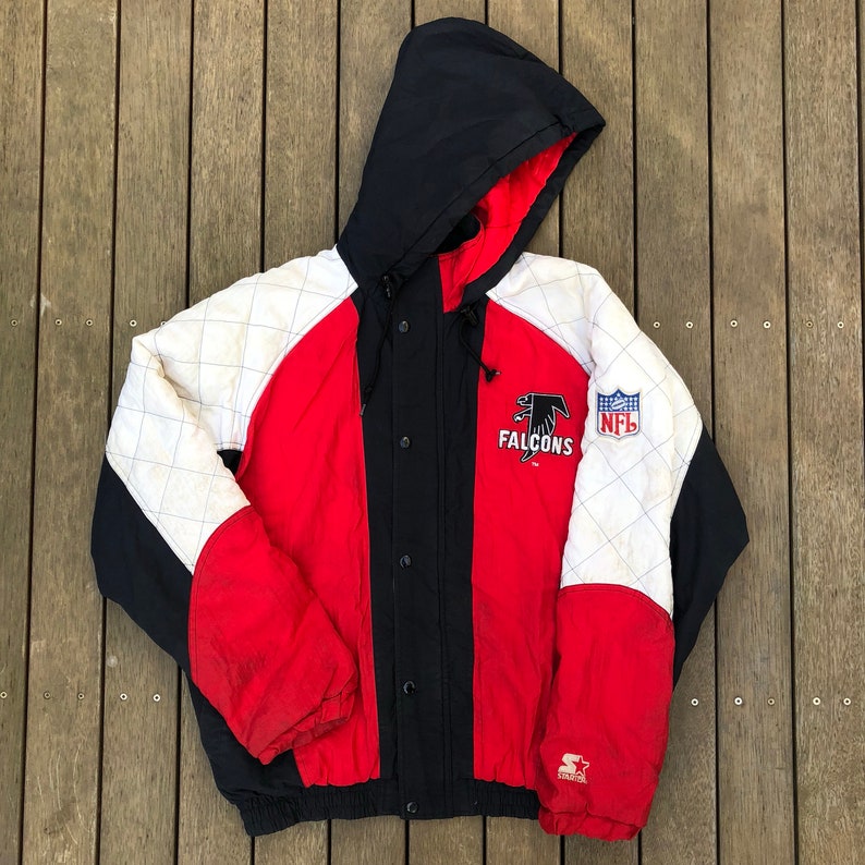 atlanta falcons starter pullover jacket