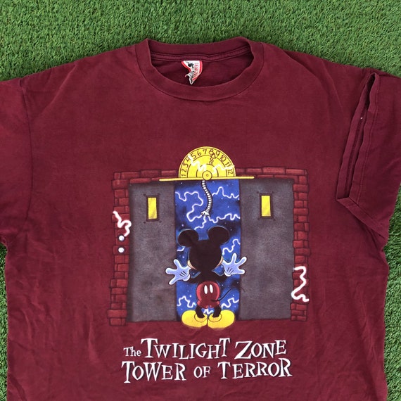 Vintage 1994 Disney The Twilight Zone Tower Of Terror Oversized ...