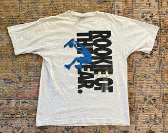 Vintage 90's Shaquille O'neal Monster Dunk Reebok White T-shirt