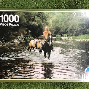 Vintage 1987 Arrow Puzzles Outback Series 1000 elementów Puzzle w pudełku Retro Australian Landscape Victoria Zabawka Puzzle Zabawa