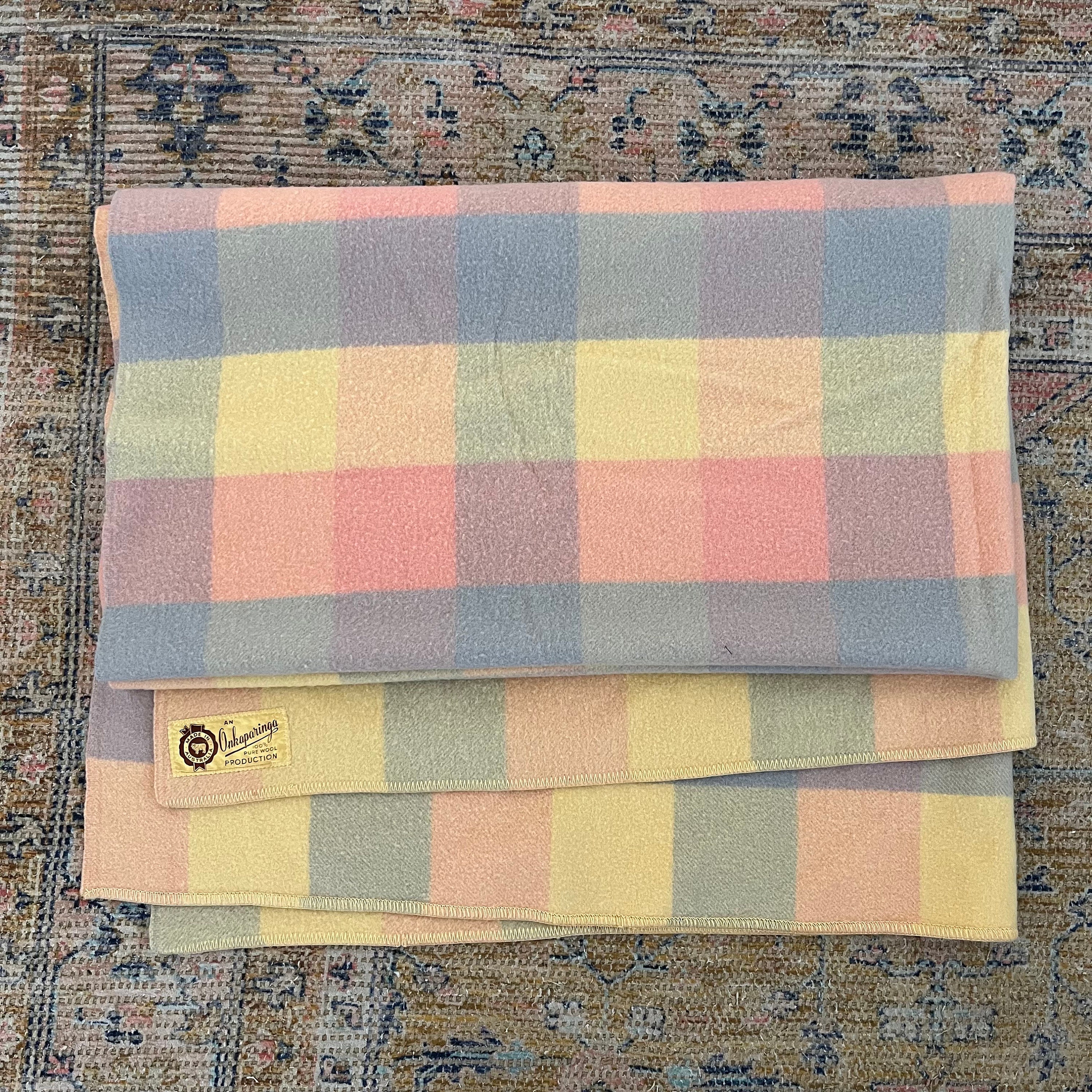 Vintage Australian Wool Blankets Etsy Australia