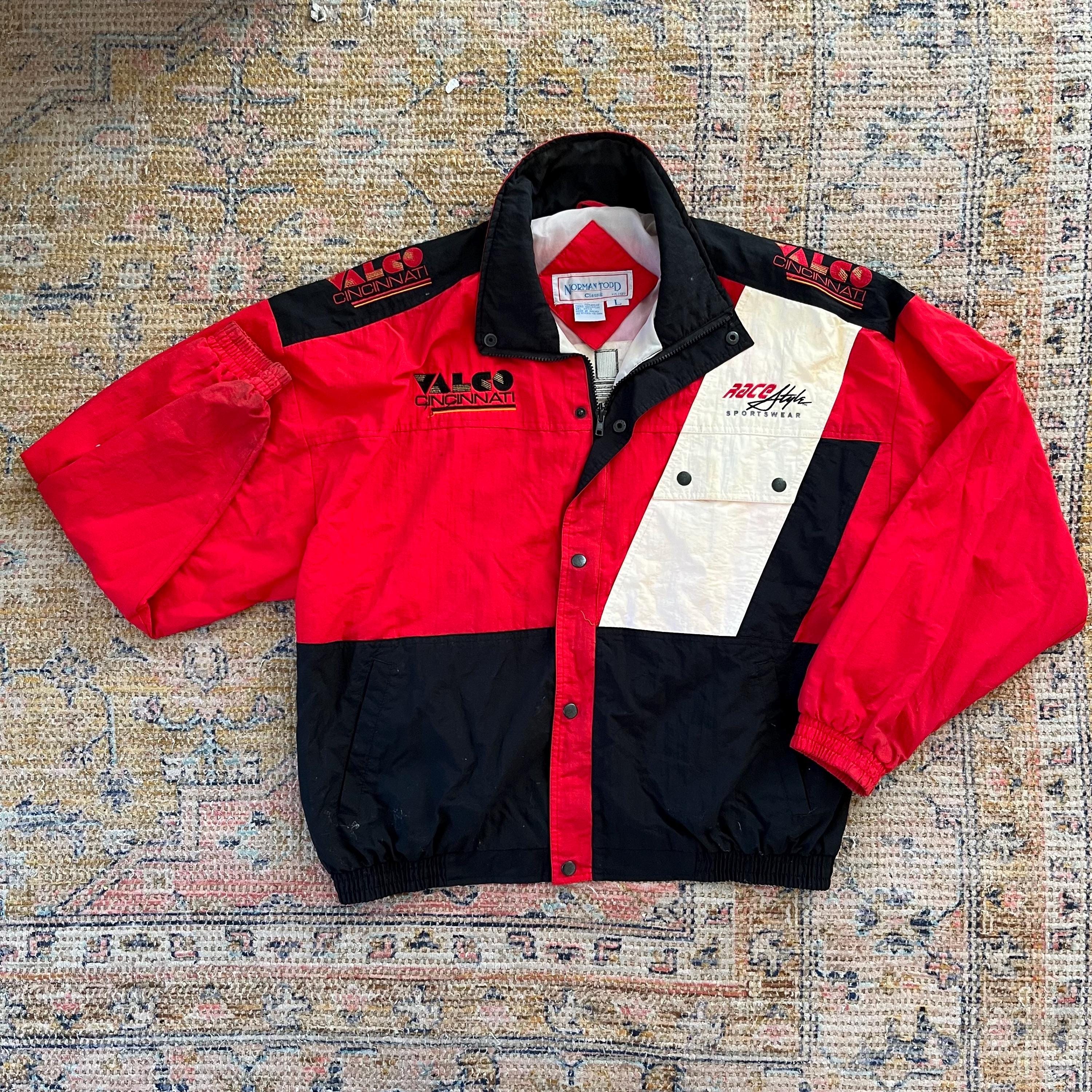 Vintage 1990's Valco Cincinnati Racing Stitched Double Sided