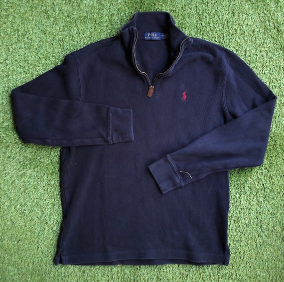 Vintage 2000 Polo Ralph Lauren Unisex Navy Blue Qu