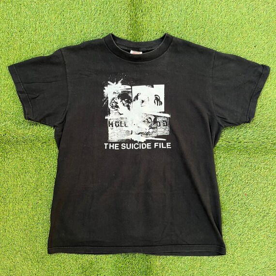 Suicide Band 80s Style Aesthetic Design - Suicide Band - T-Shirt