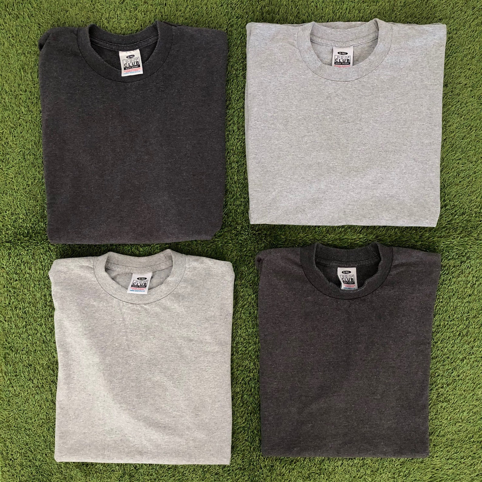 Vintage 1990s Wholesale Pro Club 4 x Grey Blank XL Tshirts Etsy