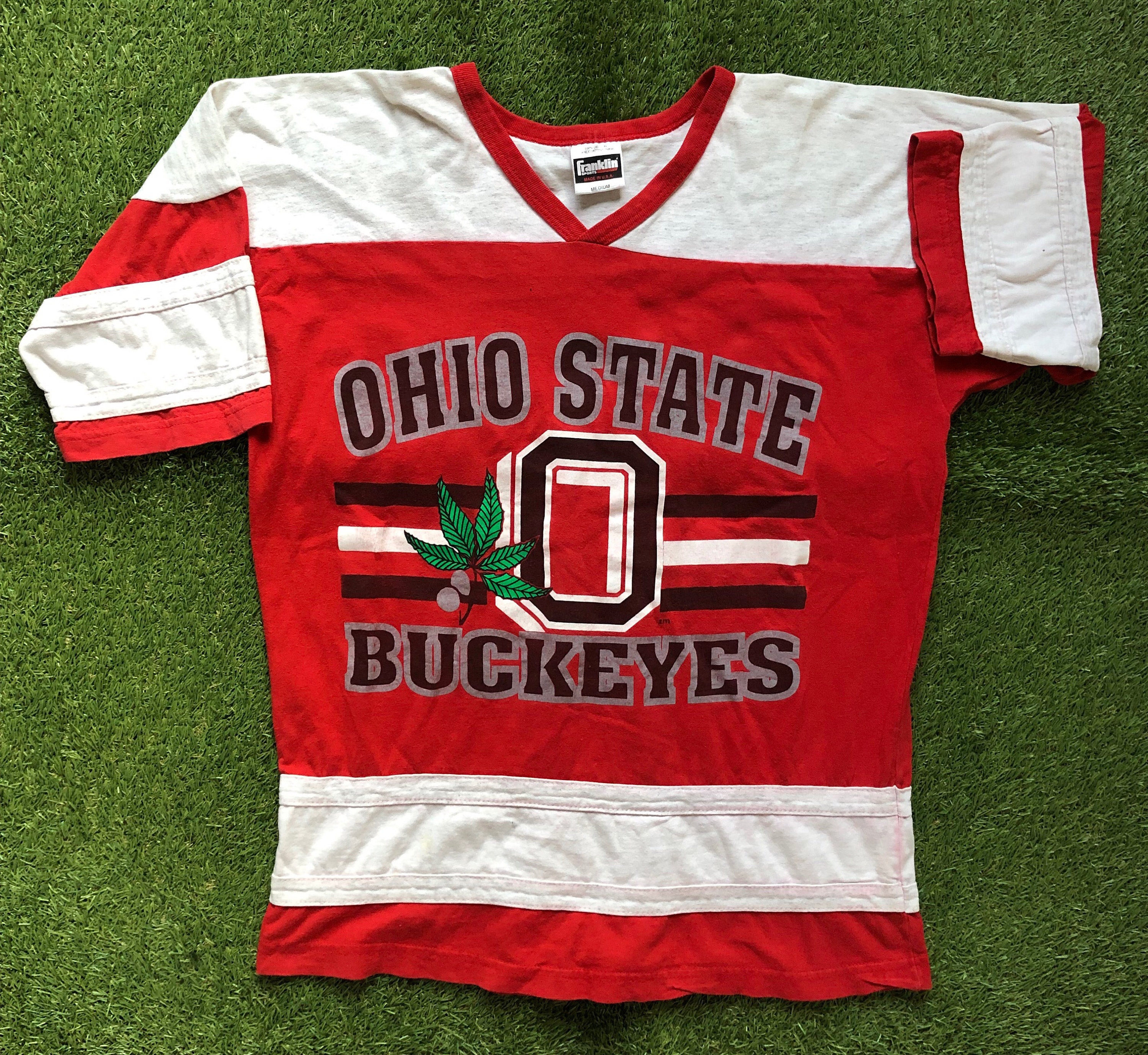 Adult Ohio State Buckeyes Personalized White Game Jersey / 3X-Large