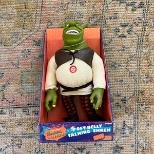 Vintage 2005 Dreamworks Talking Shrek Action Figure New In Box Collectors Item Rare Cool Collectors Item Mike Myers Shrek Plastic Head Doll