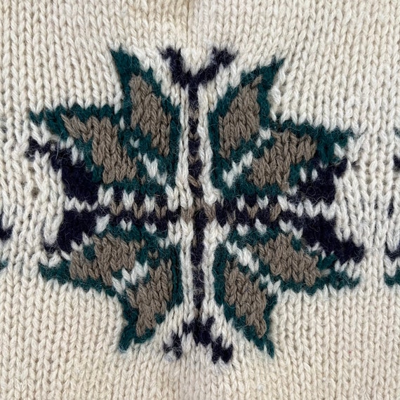 Vintage 1990’s Pure New Wool Hunt Club Snowflake … - image 4
