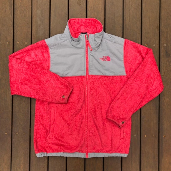 north face coat womens pink