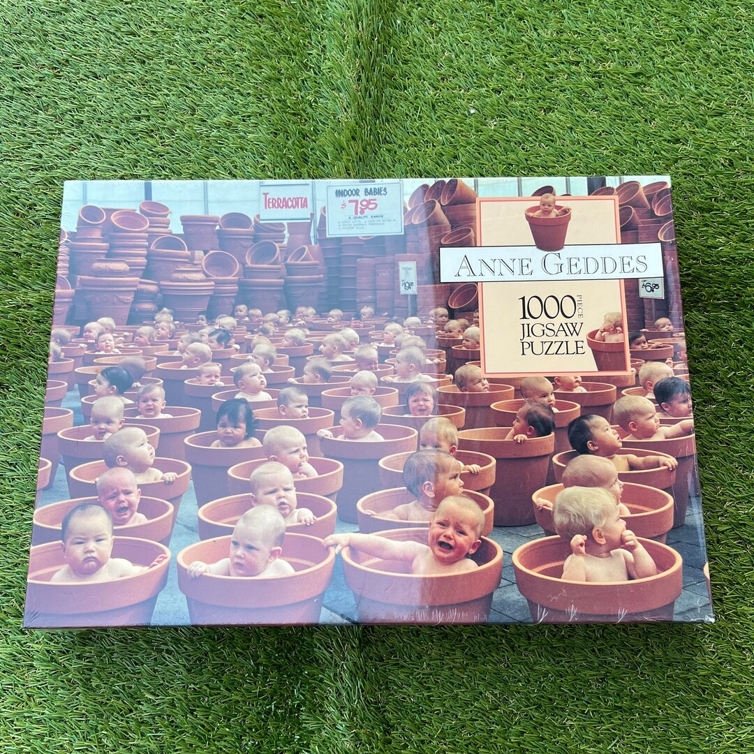 Schmidt Puzzle OVP 1000 Teile Anne Geddes, "Milly und Natalie" in