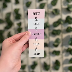 Chestnut Springs Book Boyfriend Bookmark