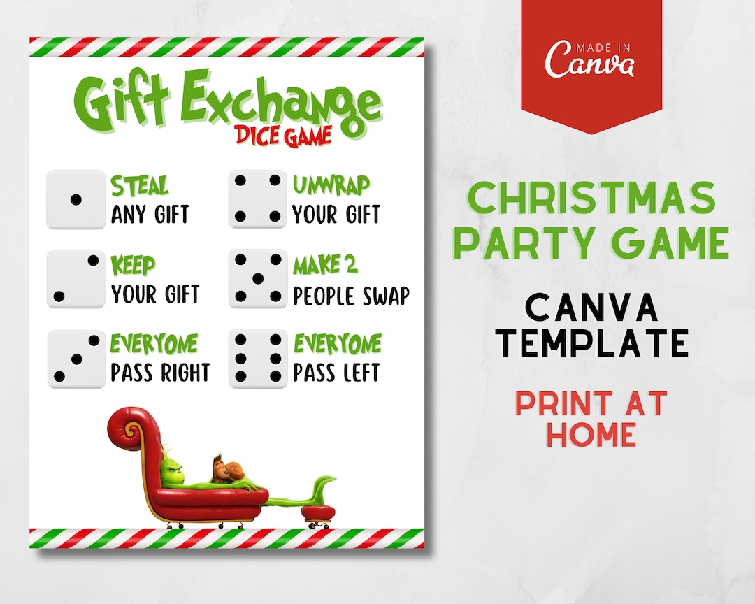 Grinch Raffle Grinch Game, Grinchmas Games, Christmas Party Games, How the Grinch ...