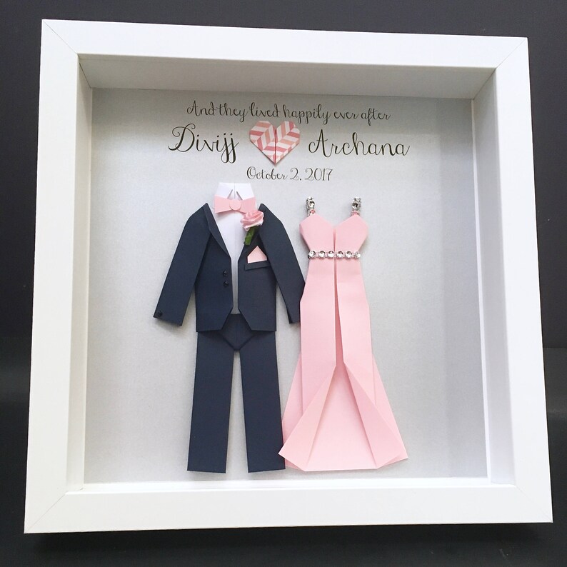 Personalized Bride and Groom Frame Wedding Gift First Etsy