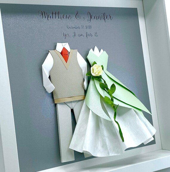 The Princess and the Frog Anniversary Gift, Tiana & Naveen Wedding Gift, 1st Anniversary Paper Gift, Valentine's Day, Gift for the Couple