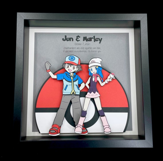 Personalized Pokemon Ash Ketchum Hikari Wedding Gift Paper Etsy Australia