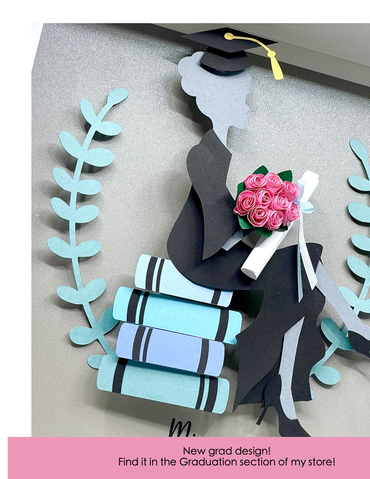 Personalized Graduation Gift, Custom Frame With Paper Convocation Gown ...