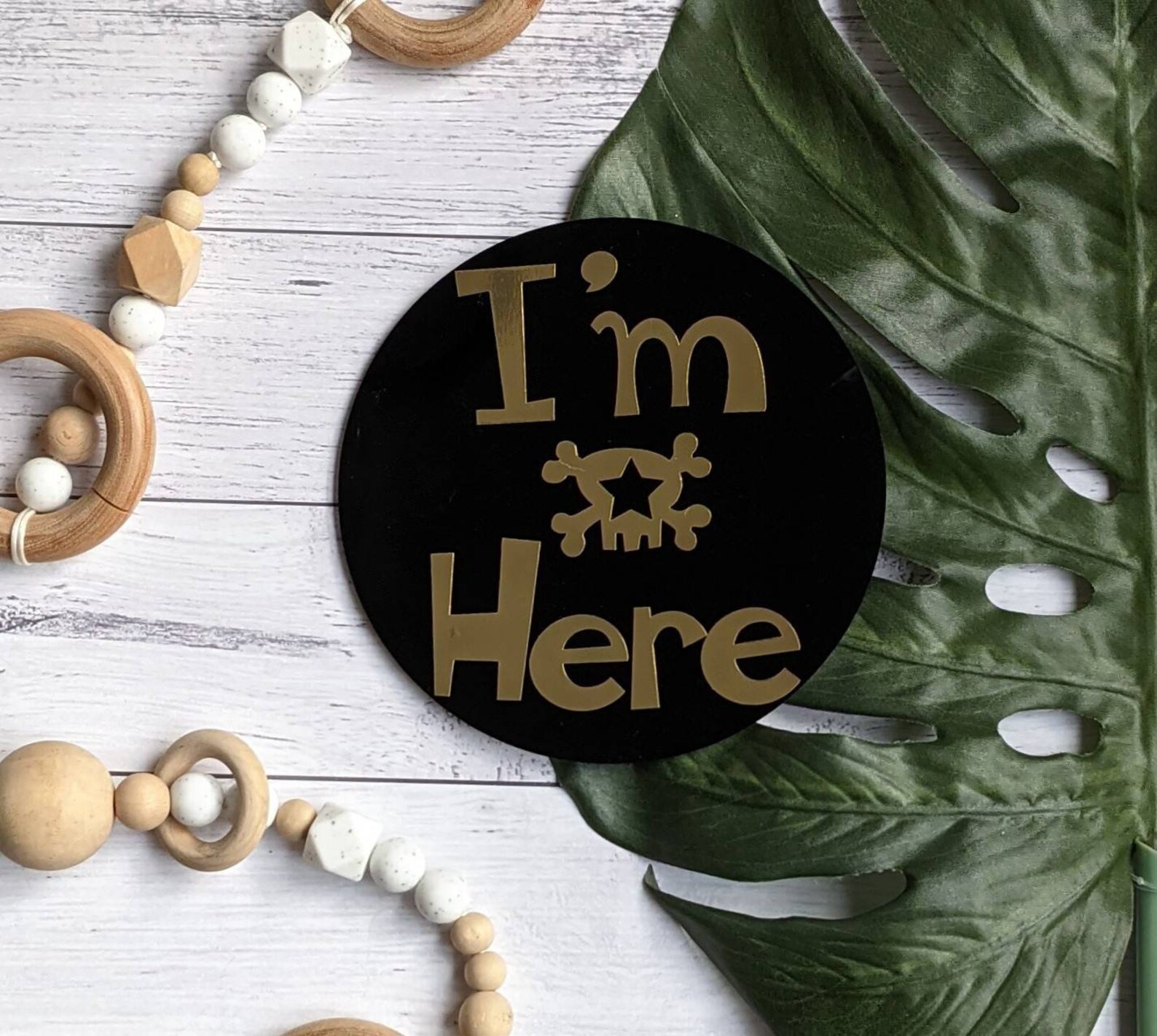 Baby Birth Announcement Sign | Hello World Baby Milestone Acrylic Photo ...