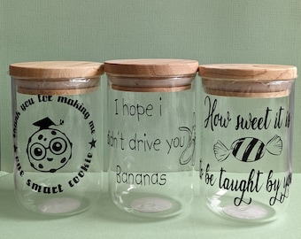 Teachers Gift | Cookie | Lollie Jars | End of Year Gifts | Teacher Appreciation