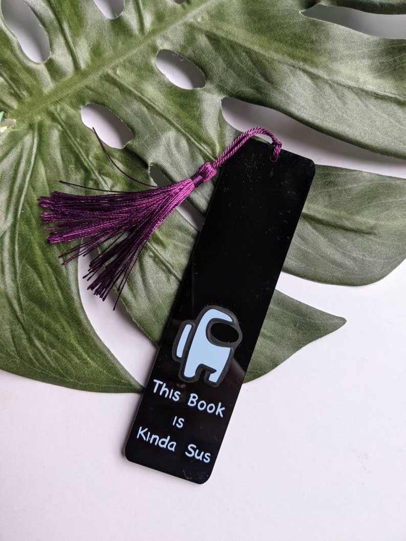 Among Us Kids Bookmark Why So Sus Book lovers Gift Ideas Etsy