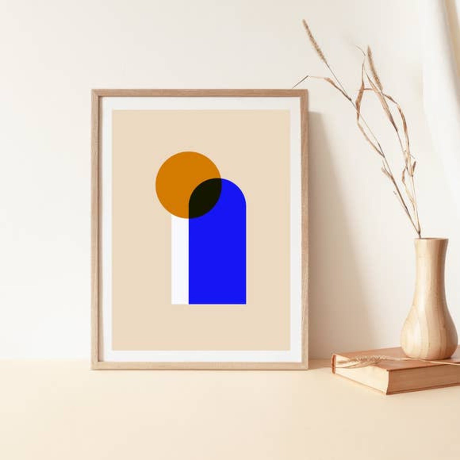 Pendulum A Geometric Wall Art Print Etsy