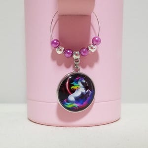 unicorn stanley cup charm, tumbler charm, stanley tumbler cup charm, cute unicorn tumbler charm, beach themed tumbler charm, cup charm, (32