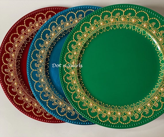 Decorative wedding plates discount