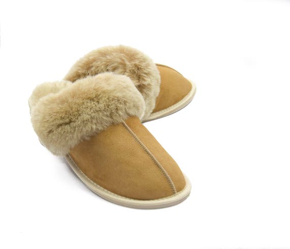 Women s Classic Sheepskin Slippers 100 Leather Fur Mule Style for Every Season by People Who Appreciate Comfy Style Etsy Canada