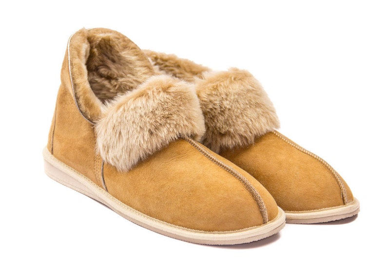 Women's Sheepskin Slippers High Quality Handmade Fur - Etsy